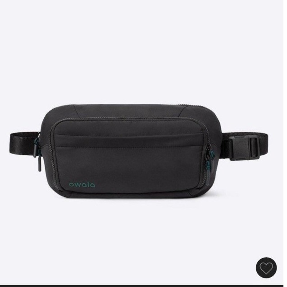Owala Bottle Sling Hip Pack Unisex OS Black Teal Water Bottle Bag NWT